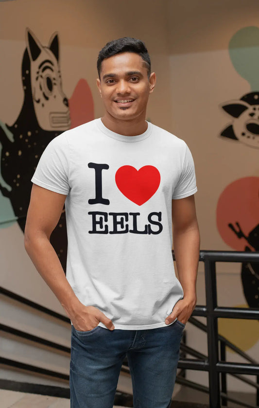 EELS, kurzärmliges Herren-T-Shirt mit Rundhalsausschnitt
