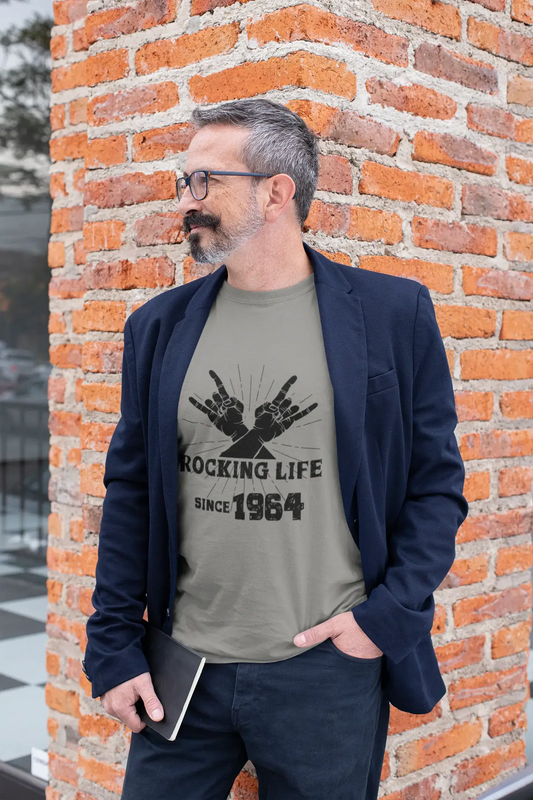 Homme Tee Vintage T-Shirt Rocking Life Since 1964