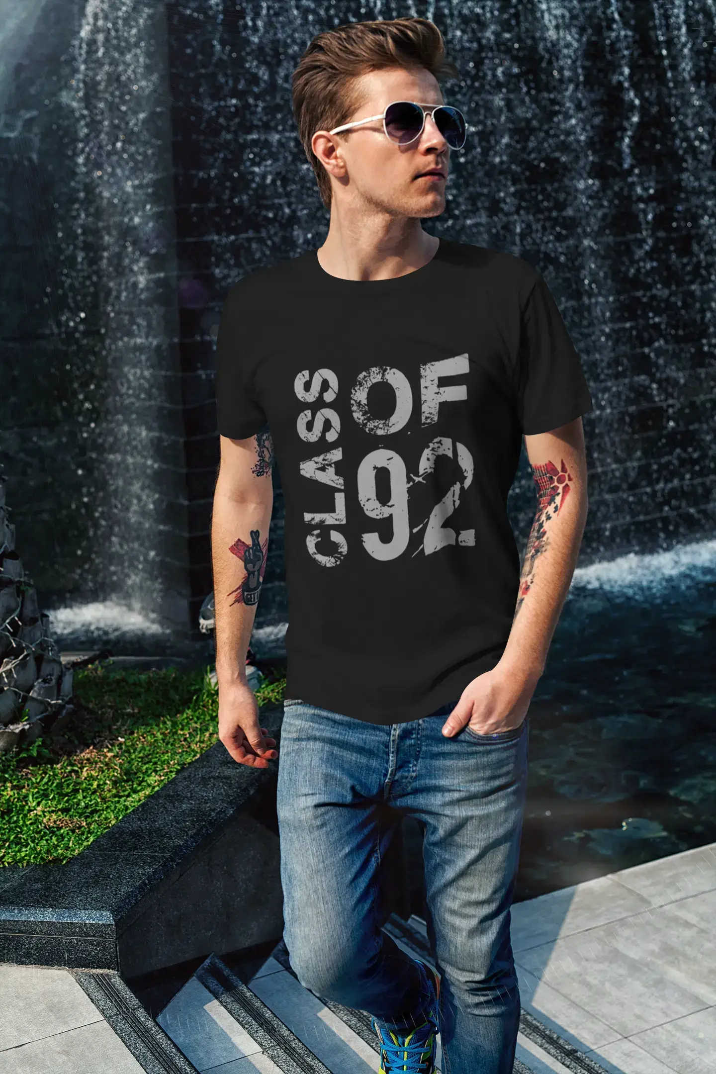 Class of 92 Herren T-Shirt Schwarz Geburtstagsgeschenk 00481