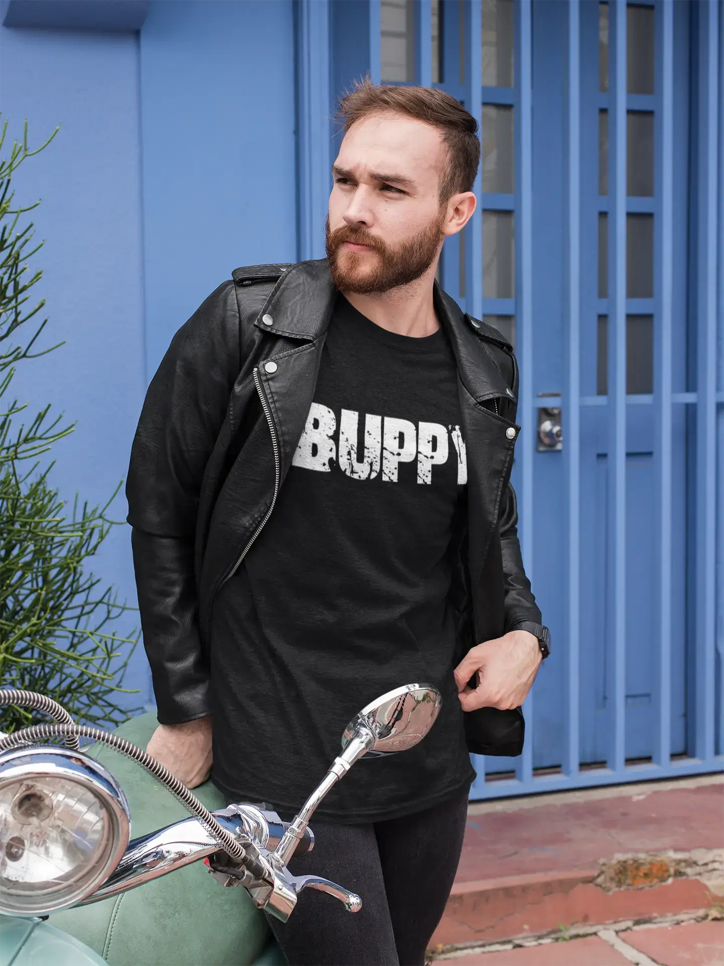 buppy Men's Retro T shirt Black Birthday Gift 00553