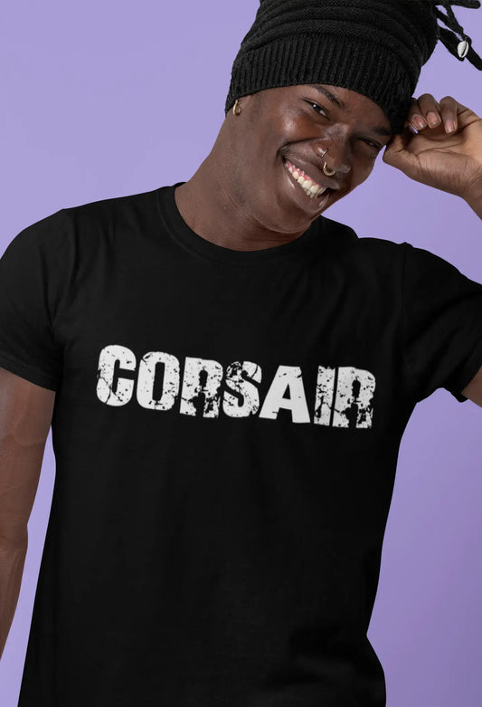 Corsair Herren Vintage T-Shirt Schwarz Geburtstagsgeschenk 00555