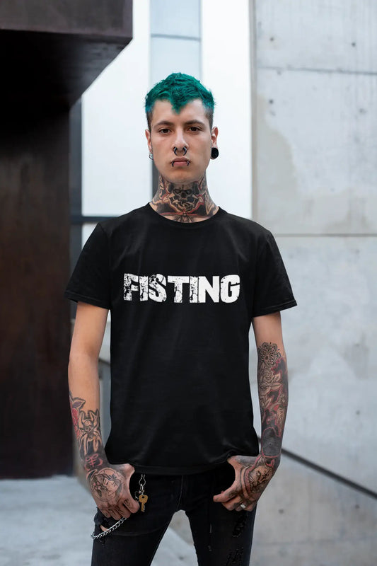 fisting Men's Vintage T shirt Black Birthday Gift 00555
