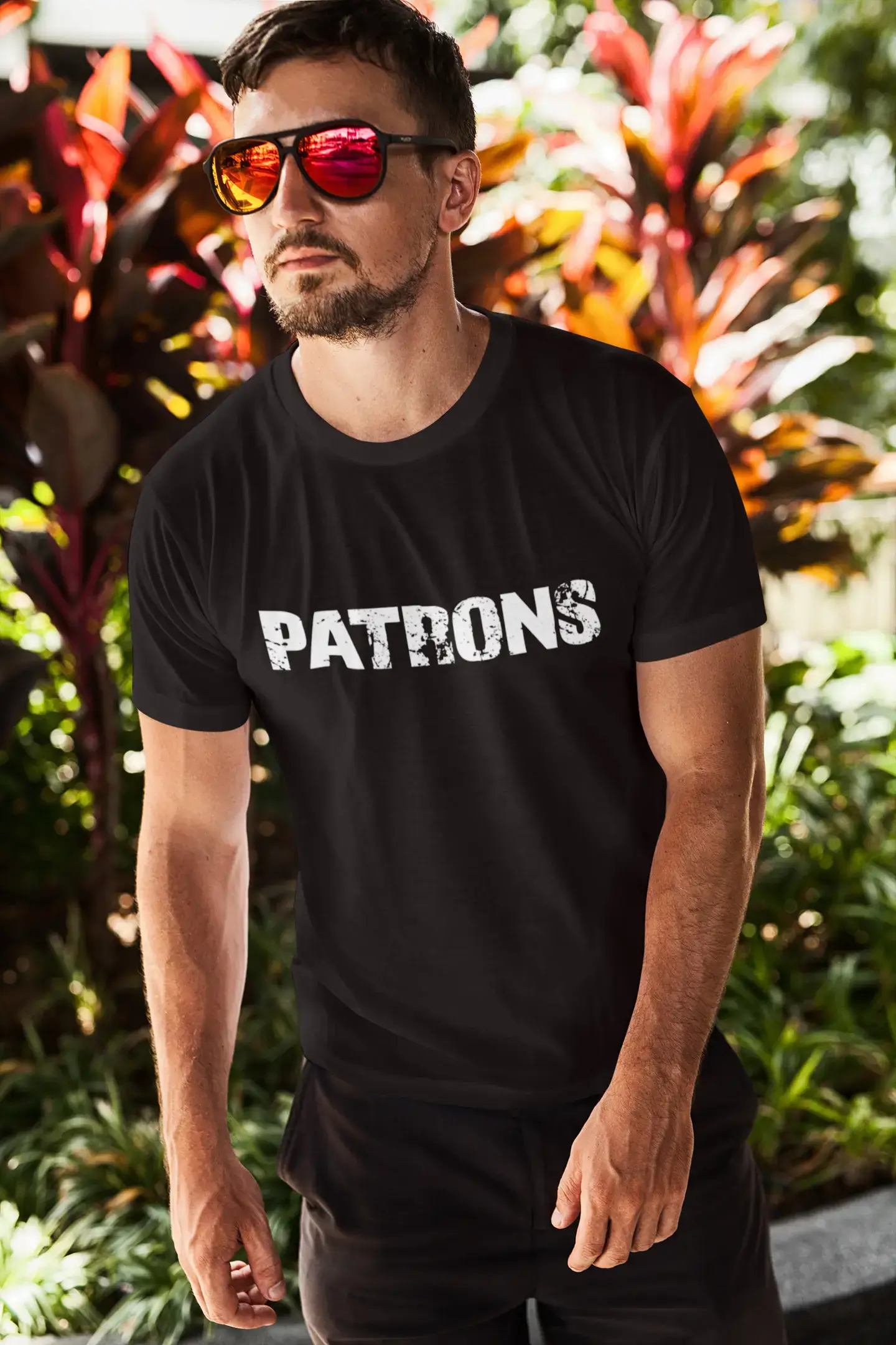 Homme T Shirt Graphique Imprimé Vintage Tee Patrons