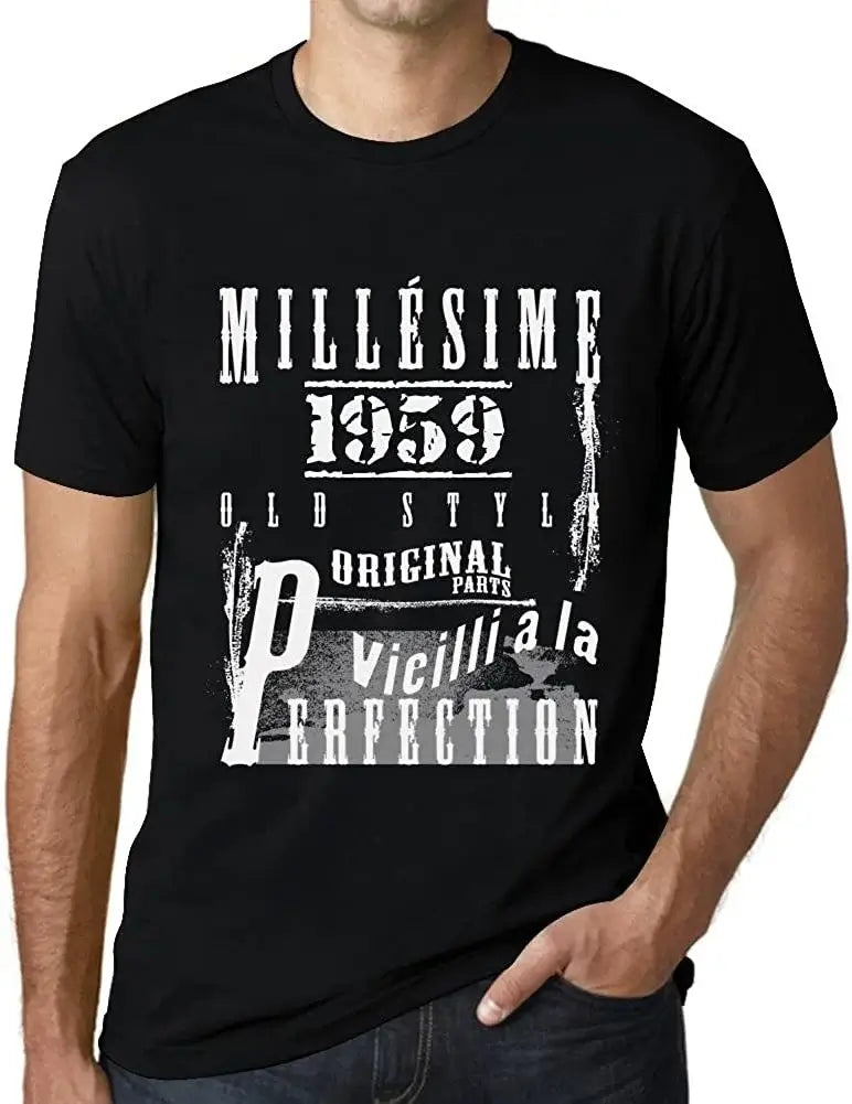 Schlichtes schwarzes T-Shirt für Herren