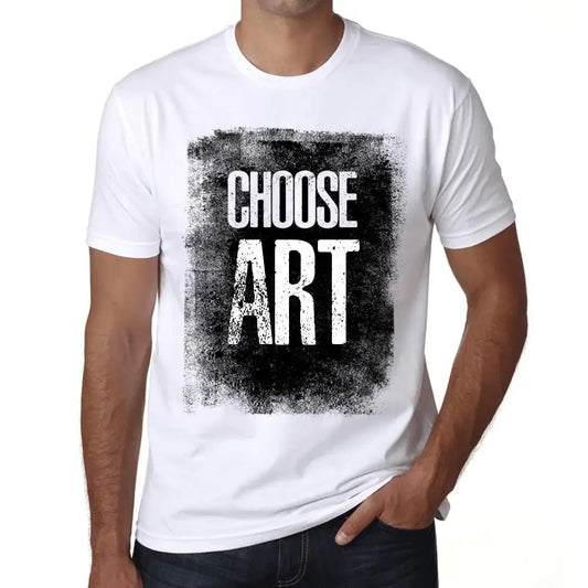 Men's Graphic T-Shirt Choose Art Eco-Friendly Limited Edition Short Sleeve Tee-Shirt Vintage Birthday Gift Novelty