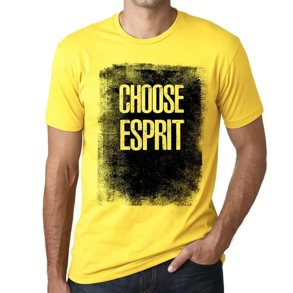 Men's Graphic T-Shirt Choose Esprit Eco-Friendly Limited Edition Short Sleeve Tee-Shirt Vintage Birthday Gift Novelty