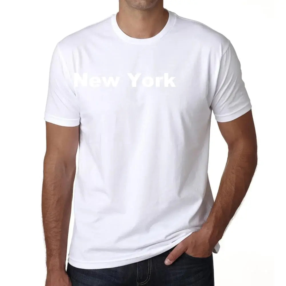 Men's Graphic T-Shirt New York Eco-Friendly Limited Edition Short Sleeve Tee-Shirt Vintage Birthday Gift Novelty