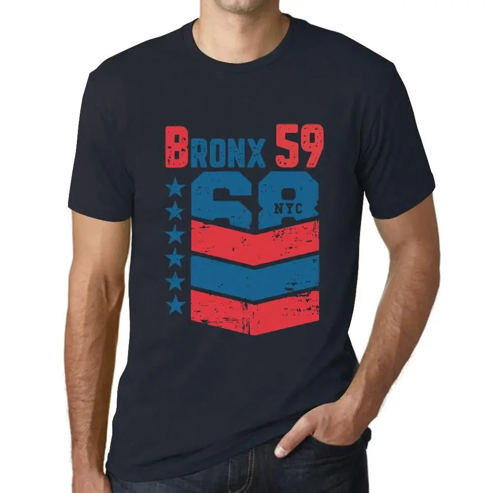 Men's Graphic T-Shirt Bronx 59 59th Birthday Anniversary 59 Year Old Gift 1965 Vintage Eco-Friendly Short Sleeve Novelty Tee