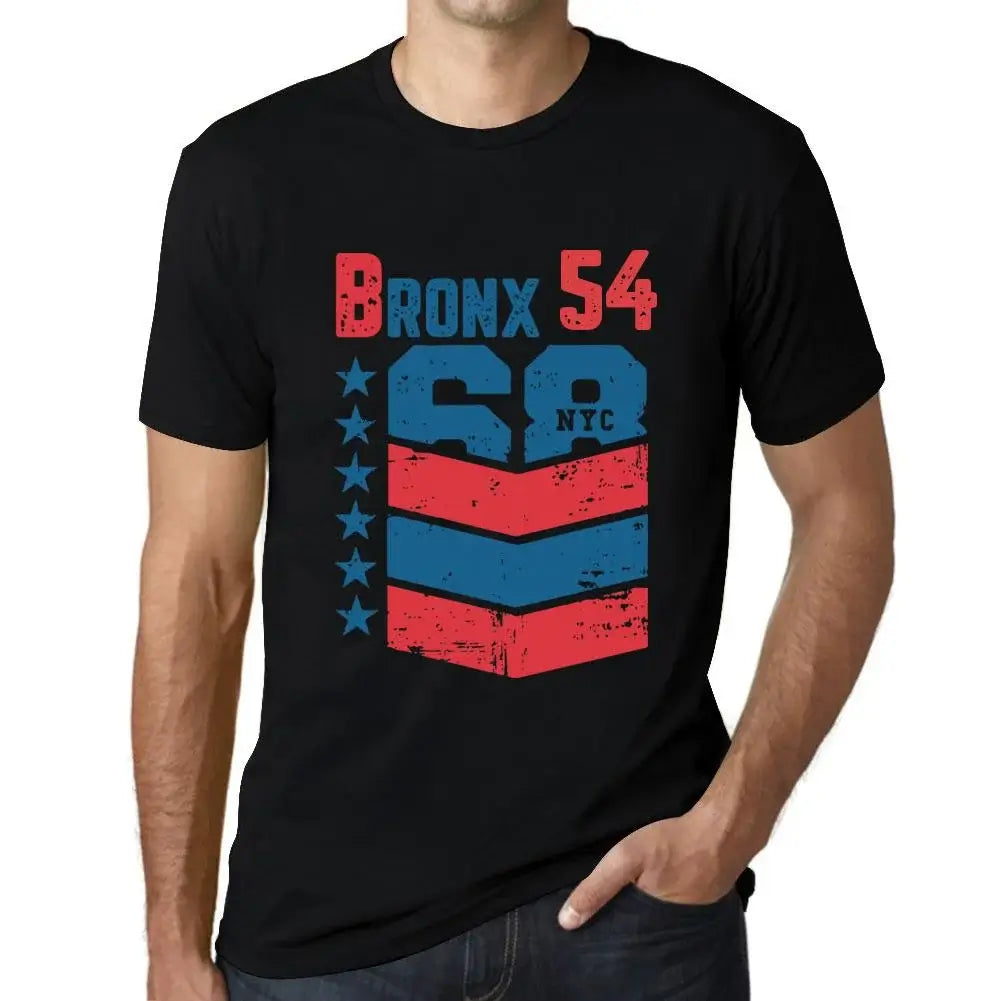 Men's Graphic T-Shirt Bronx 54 54th Birthday Anniversary 54 Year Old Gift 1970 Vintage Eco-Friendly Short Sleeve Novelty Tee