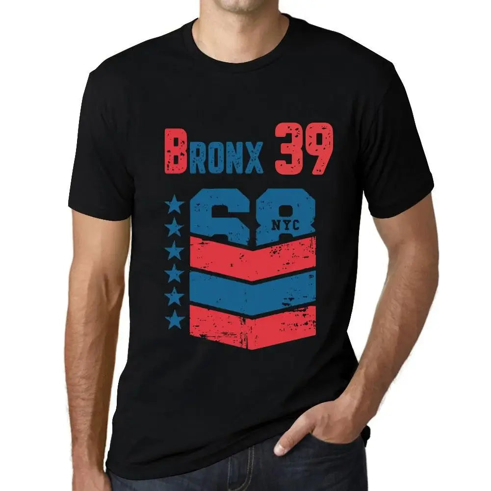 Men's Graphic T-Shirt Bronx 39 39th Birthday Anniversary 39 Year Old Gift 1985 Vintage Eco-Friendly Short Sleeve Novelty Tee