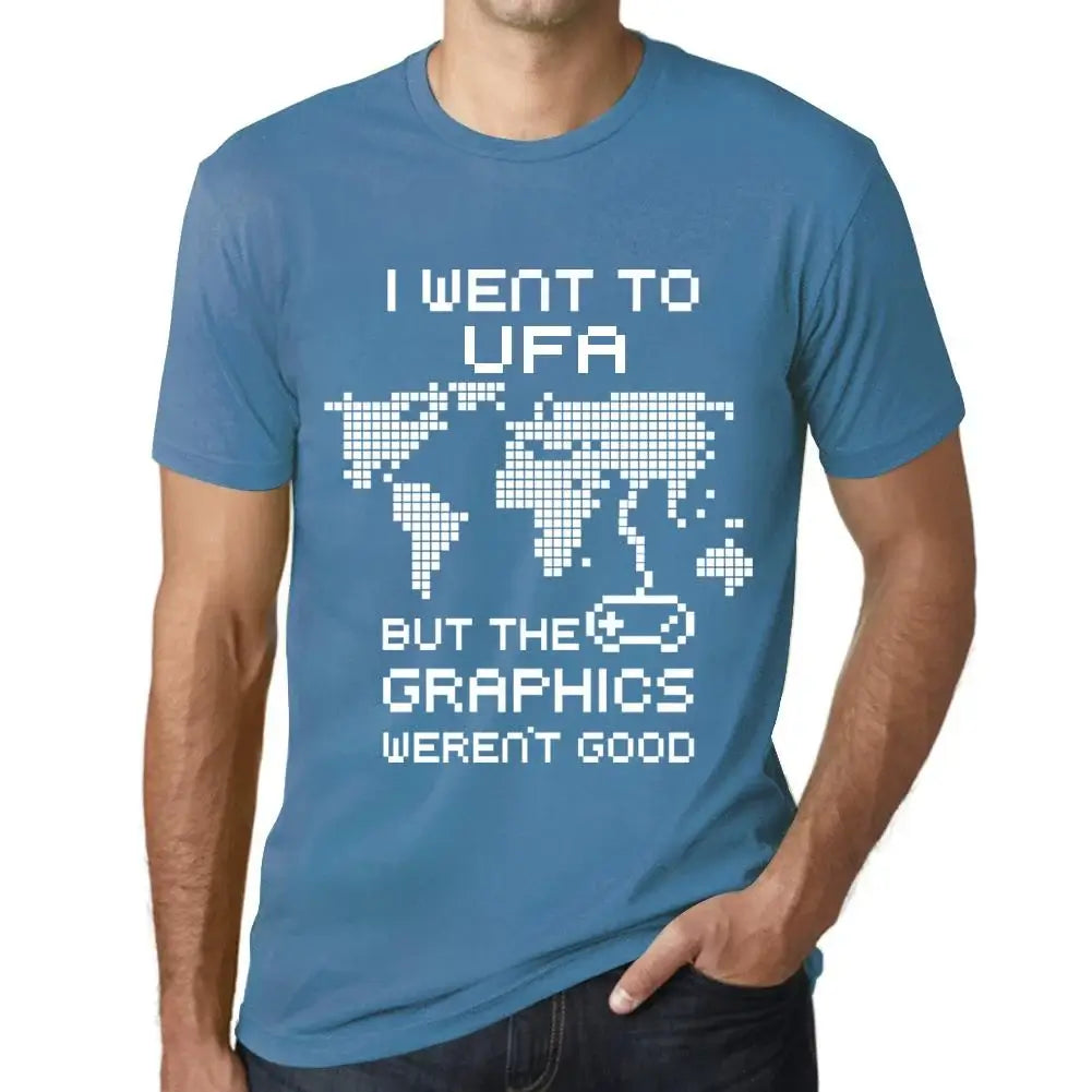 Men's Graphic T-Shirt I Went To Ufa But The Graphics Weren’t Good Eco-Friendly Limited Edition Short Sleeve Tee-Shirt Vintage Birthday Gift Novelty