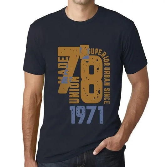 Men's Graphic T-Shirt Superior Urban Style Since 1971 53rd Birthday Anniversary 53 Year Old Gift 1971 Vintage Eco-Friendly Short Sleeve Novelty Tee