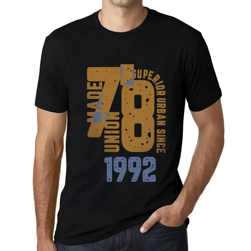 Men's Graphic T-Shirt Superior Urban Style Since 1992 32nd Birthday Anniversary 32 Year Old Gift 1992 Vintage Eco-Friendly Short Sleeve Novelty Tee