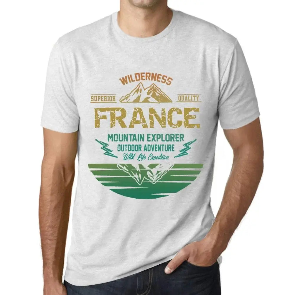 Men's Graphic T-Shirt Outdoor Adventure, Wilderness, Mountain Explorer France Eco-Friendly Limited Edition Short Sleeve Tee-Shirt Vintage Birthday Gift Novelty