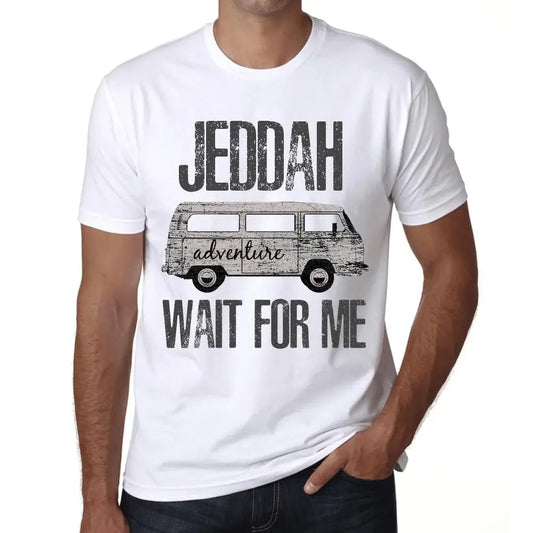 Men's Graphic T-Shirt Adventure Wait For Me In Jeddah Eco-Friendly Limited Edition Short Sleeve Tee-Shirt Vintage Birthday Gift Novelty