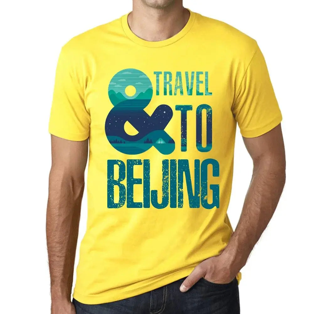 Men's Graphic T-Shirt And Travel To Beijing Eco-Friendly Limited Edition Short Sleeve Tee-Shirt Vintage Birthday Gift Novelty