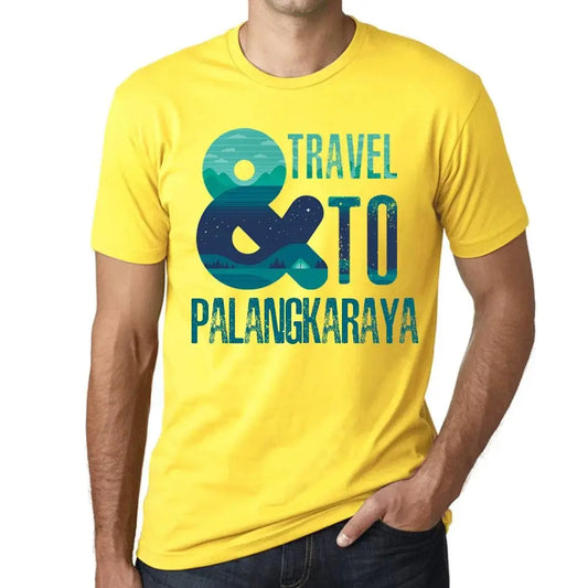Men's Graphic T-Shirt And Travel To Palangkaraya Eco-Friendly Limited Edition Short Sleeve Tee-Shirt Vintage Birthday Gift Novelty