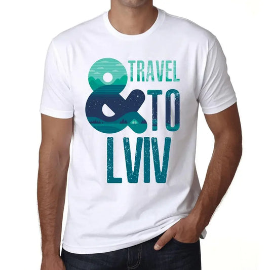 Men's Graphic T-Shirt And Travel To Lviv Eco-Friendly Limited Edition Short Sleeve Tee-Shirt Vintage Birthday Gift Novelty