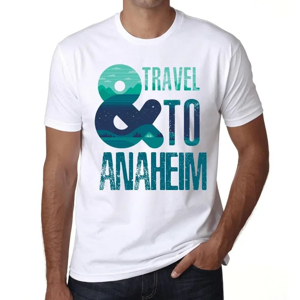 Men's Graphic T-Shirt And Travel To Anaheim Eco-Friendly Limited Edition Short Sleeve Tee-Shirt Vintage Birthday Gift Novelty