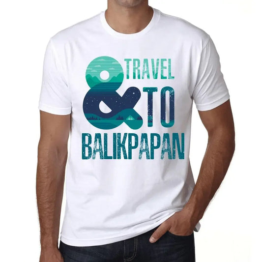 Men's Graphic T-Shirt And Travel To Balikpapan Eco-Friendly Limited Edition Short Sleeve Tee-Shirt Vintage Birthday Gift Novelty