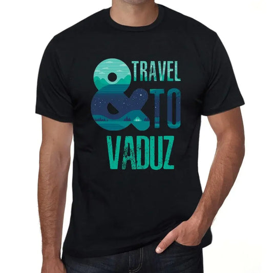 Men's Graphic T-Shirt And Travel To Vaduz Eco-Friendly Limited Edition Short Sleeve Tee-Shirt Vintage Birthday Gift Novelty