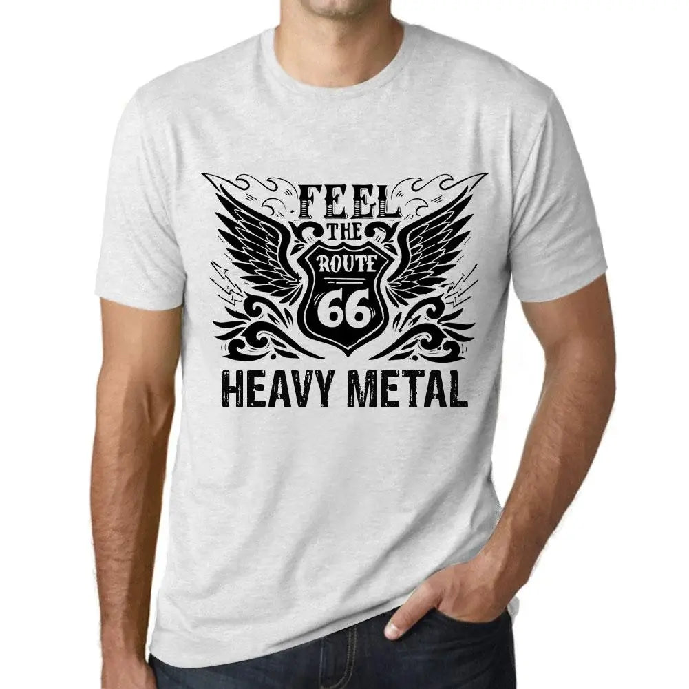 Men's Graphic T-Shirt Feel The Heavy Metal Eco-Friendly Limited Edition Short Sleeve Tee-Shirt Vintage Birthday Gift Novelty