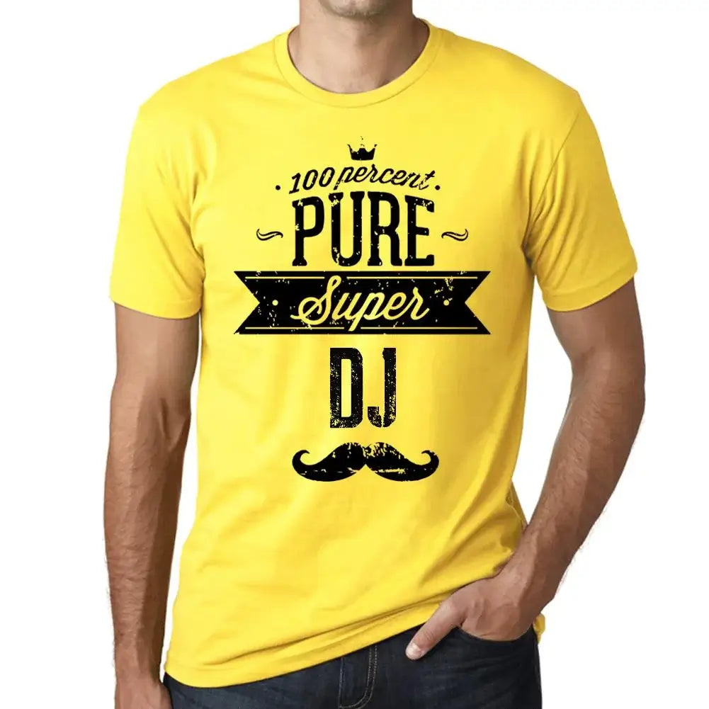 Men's Graphic T-Shirt 100% Pure Super Dj Eco-Friendly Limited Edition Short Sleeve Tee-Shirt Vintage Birthday Gift Novelty