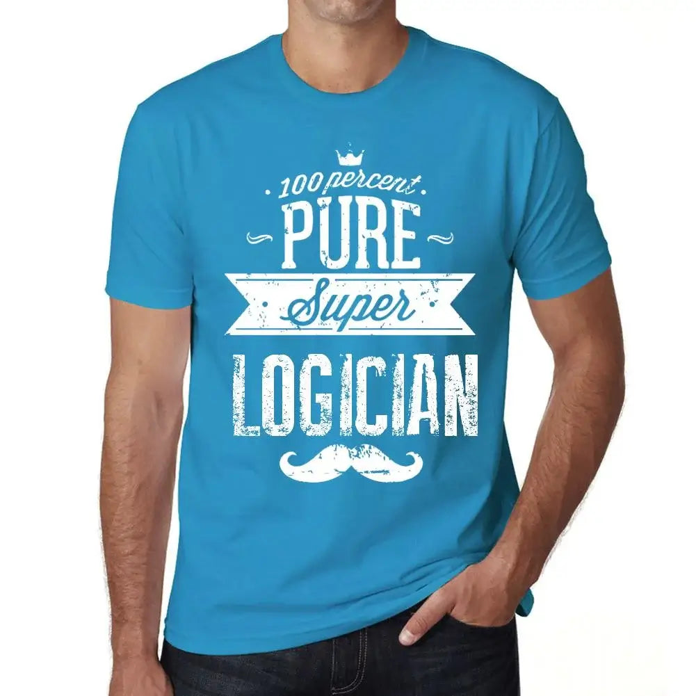 Men's Graphic T-Shirt 100% Pure Super Logician Eco-Friendly Limited Edition Short Sleeve Tee-Shirt Vintage Birthday Gift Novelty