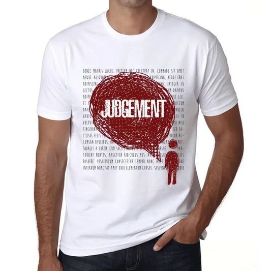 Men's Graphic T-Shirt Thoughts Judgement Eco-Friendly Limited Edition Short Sleeve Tee-Shirt Vintage Birthday Gift Novelty