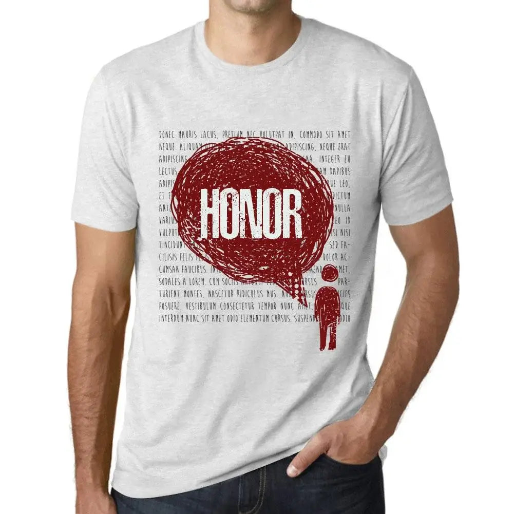 Men's Graphic T-Shirt Thoughts Honor Eco-Friendly Limited Edition Short Sleeve Tee-Shirt Vintage Birthday Gift Novelty