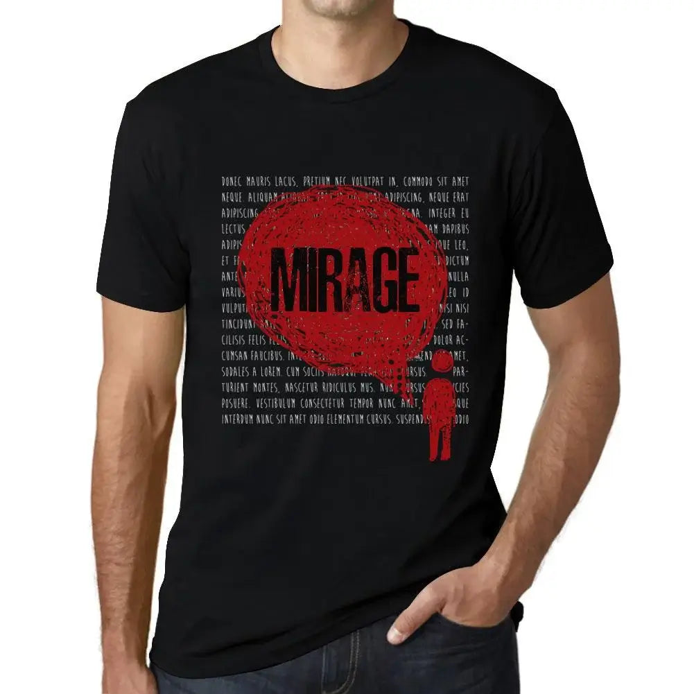 Men's Graphic T-Shirt Thoughts Mirage Eco-Friendly Limited Edition Short Sleeve Tee-Shirt Vintage Birthday Gift Novelty