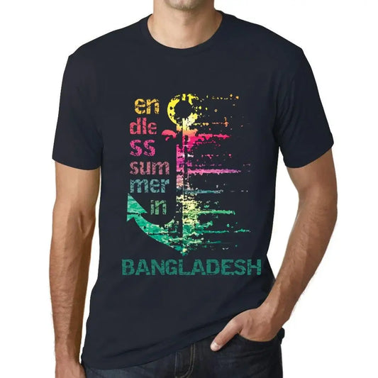 Men's Graphic T-Shirt Endless Summer In Bangladesh Eco-Friendly Limited Edition Short Sleeve Tee-Shirt Vintage Birthday Gift Novelty