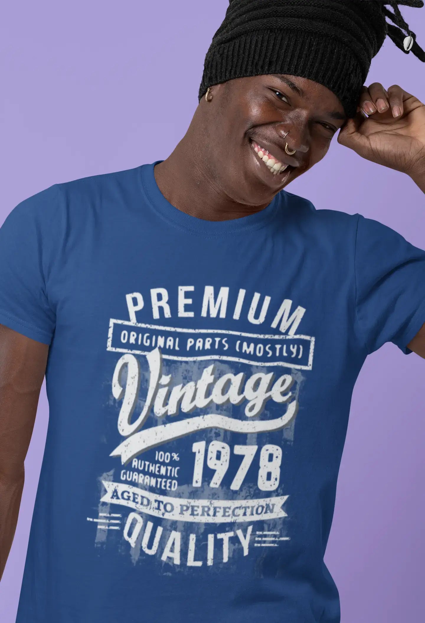 ULTRABASIC - Graphic Men's 1978 Aged to Perfection Birthday Gift T-Shirt