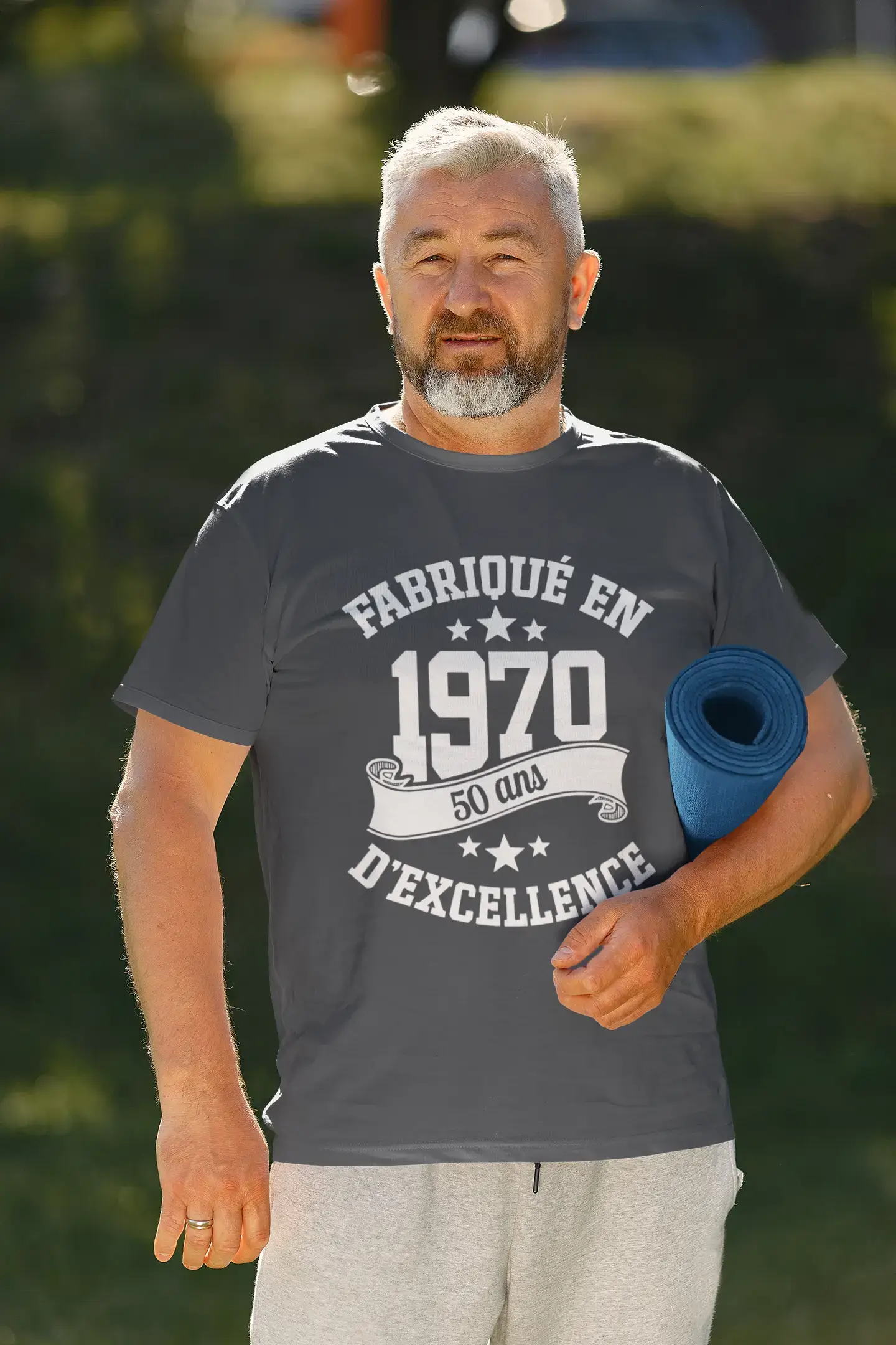 Men's Graphic Fabriqué en 1970, 50 Ans d'être Génial T-Shirt