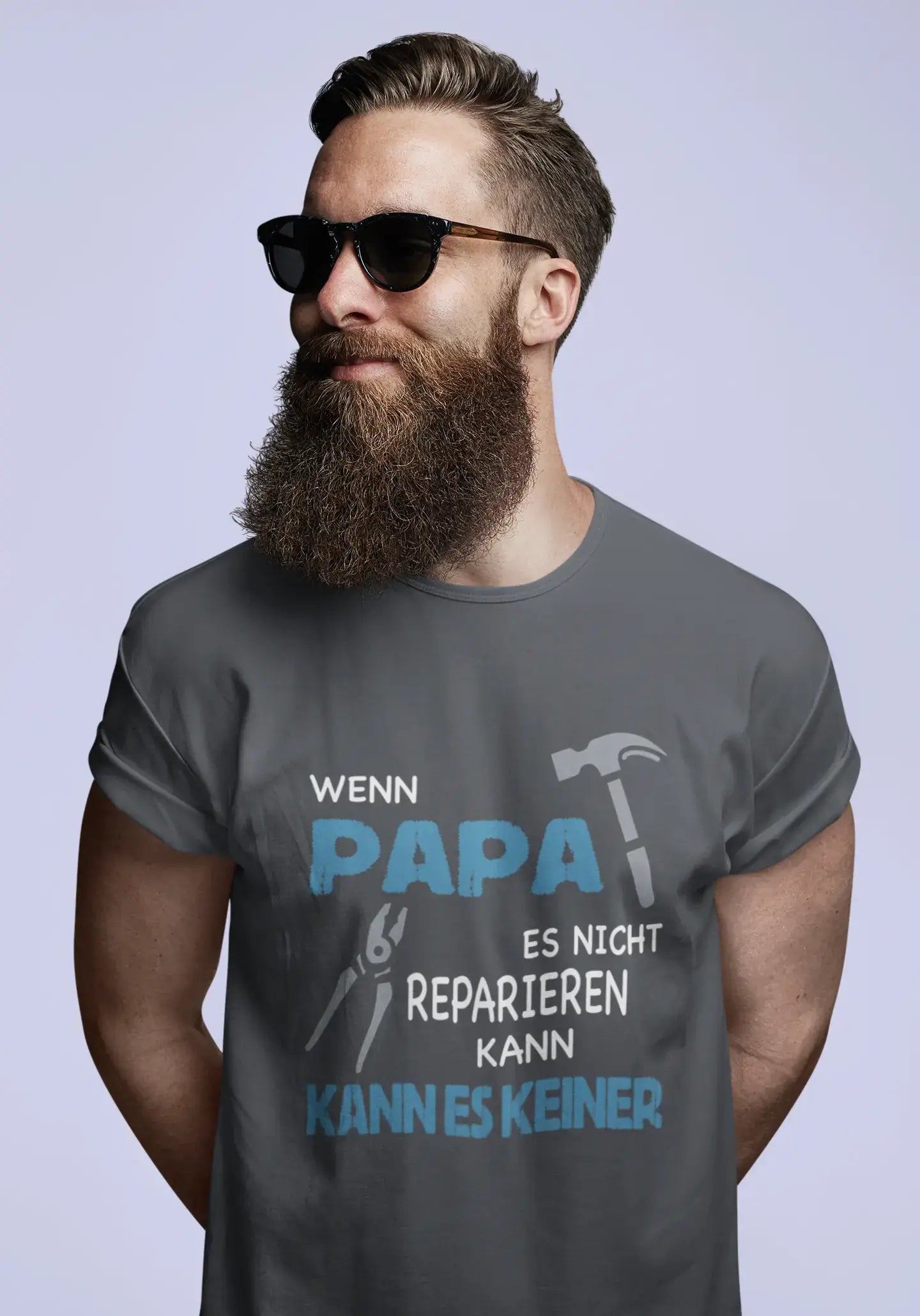 Men's Graphic T-Shirt Wenn Papa es Nicht Reparieren kann Gift Idea