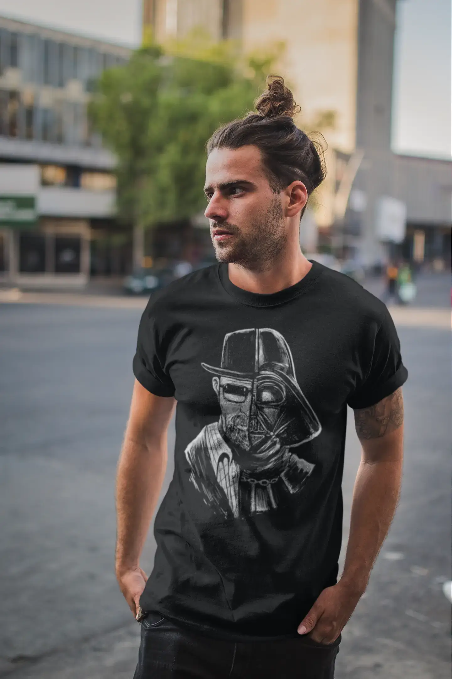 ULTRABASIC Herren-Grafik-T-Shirt Walter White und Darth Vader-Shirt für Männer
