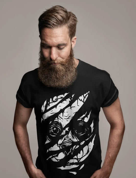 ULTRABASIC Herren zerrissenes T-Shirt Süßer Hund – Grafikbekleidung – Vintage-Shirt