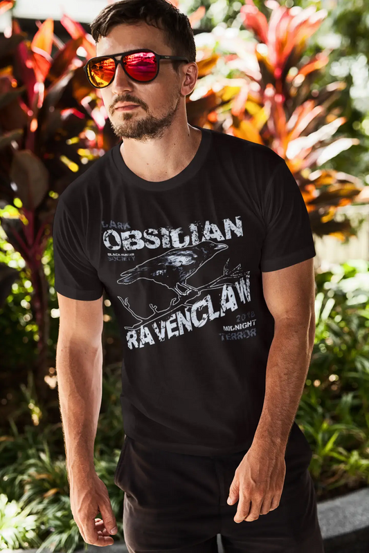 ULTRABASIC Herren-Grafik-T-Shirt Dark Raven – lustiges Shirt für Männer