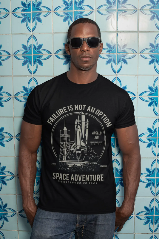 ULTRABASIC Vintage Herren T-Shirt Scheitern ist keine Option – Weltraumabenteuer