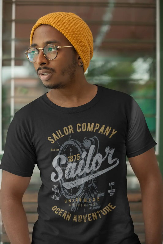 ULTRABASIC Herren T-Shirt Sailor Company – Ocean Adventure Sea Marine T-Shirt