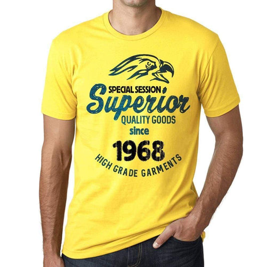 1968, Special Session Superior Since 1968 Mens T-shirt Yellow Birthday Gift 00526 - ultrabasic-com