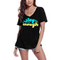 ULTRABASIC Damen-Grafik-T-Shirt „Stay Enough“ – Motivierendes Zitat-Shirt