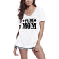ULTRABASIC Damen T-Shirt Pom Mom – Lustiges Pomeranian Dog Lover T-Shirt Tops
