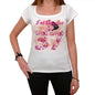 37 White Angeles City With Number Womens Short Sleeve Round White T-Shirt 00008 - Casual