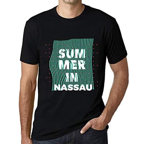 Ultrabasic – Homme Graphique Summer in Nassau Noir Profond