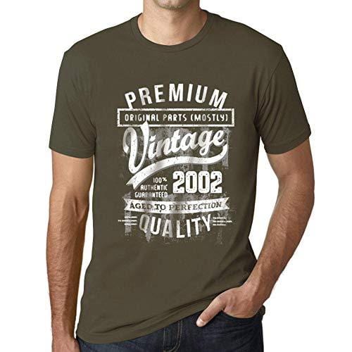 Ultrabasic - Homme T-Shirt Graphique 2002 Aged to Perfection Tee Shirt Cadeau d'anniversaire