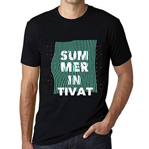 Ultrabasic - Homme Graphique Summer in TIVAT Noir Profond