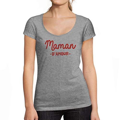 Ultrabasic - Femme Graphique Maman d'amour T-Shirt Cadeau Tee