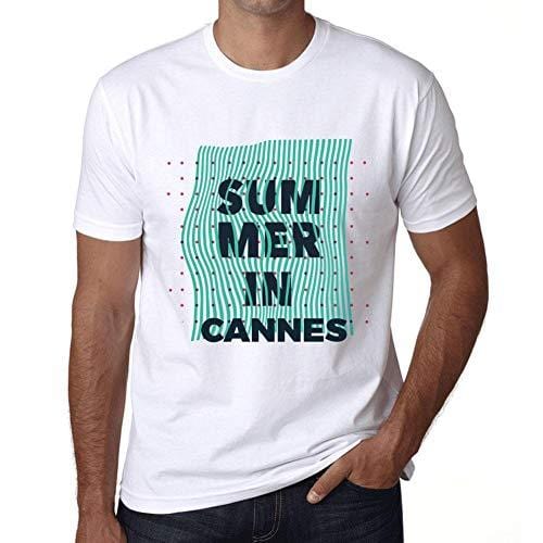 Ultrabasic - Homme Graphique Summer in Cannes Blanc