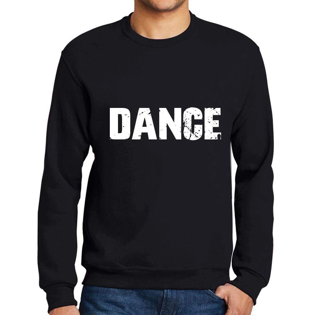 Ultrabasic Homme Imprimé Graphique Sweat-Shirt Popular Words Dance Noir Profond